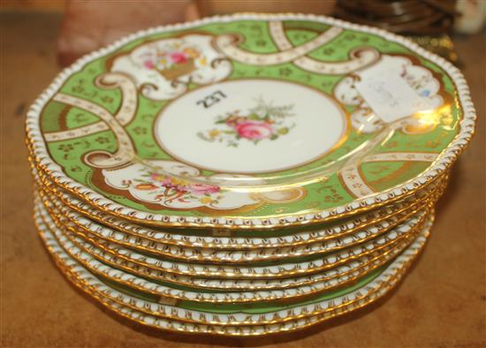 8 Coalport plates